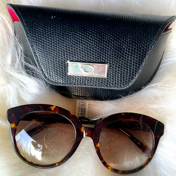Oscar De La Renta NWT Sunglasses OSCAR DE LA RENTA SUNGLASSES BROWN MOD 1135 210 NWT | eBay main image 3